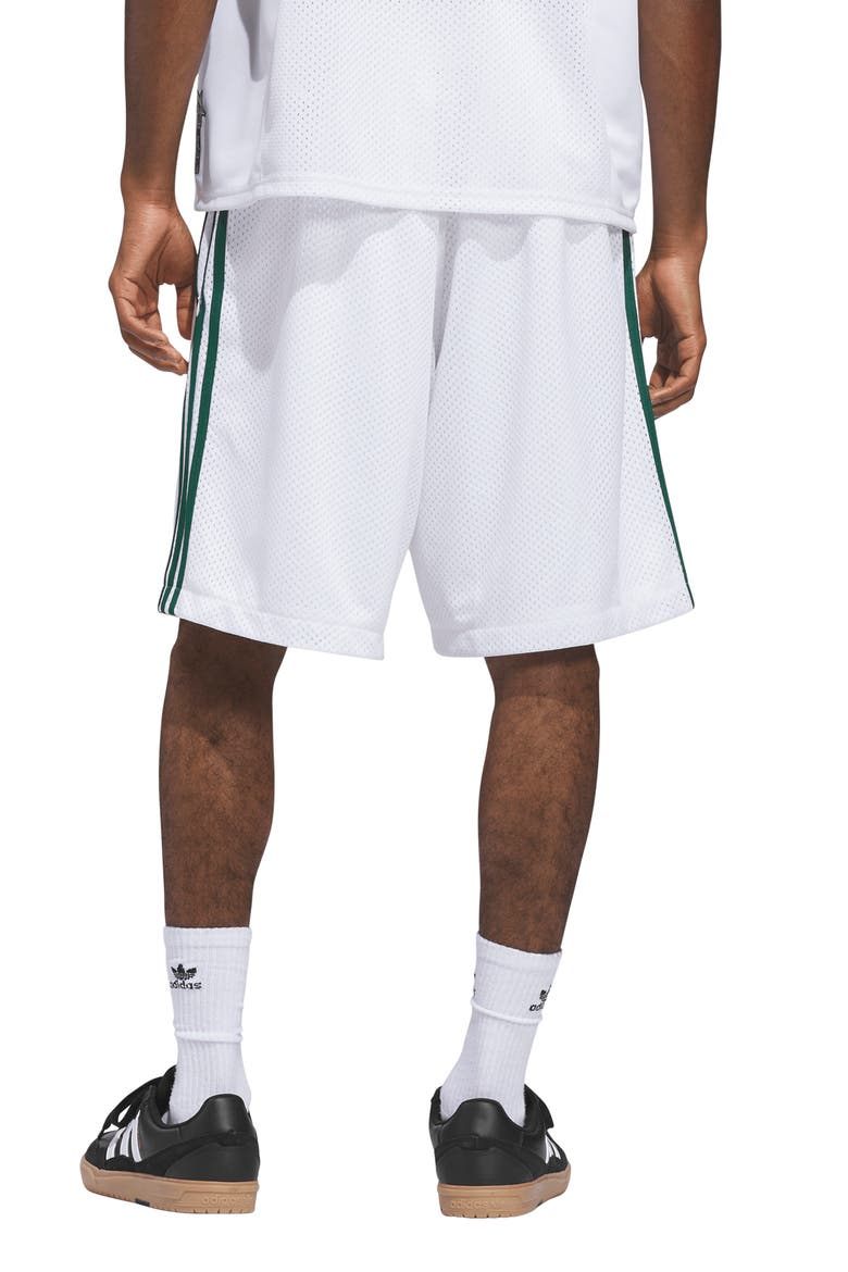 Tyshawn Mesh Basketball Shorts, Alternate, color, WHITE