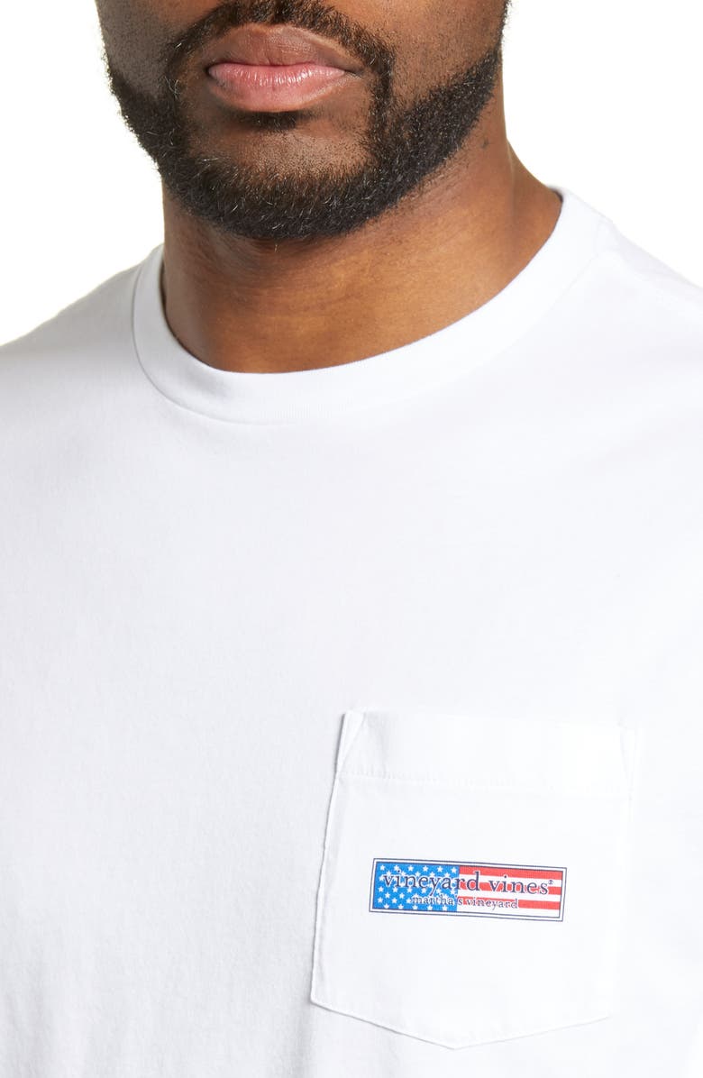 vineyard vines Patriot Logo Pocket T-Shirt, Alternate, color, 