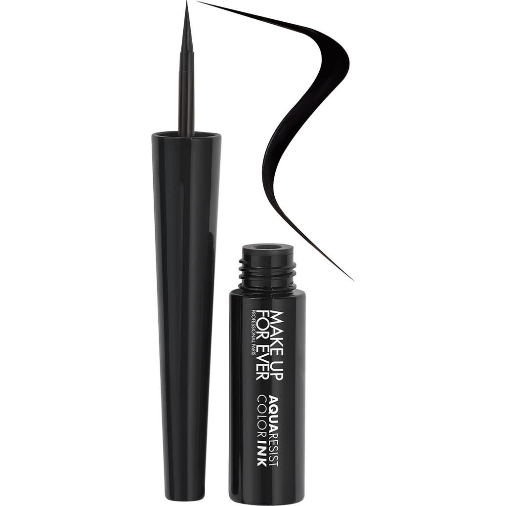 Make Up For Ever Aqua Resist Color Ink 24HR Waterproof Liquid Eyeliner in 01 - Matte Charcoal  product