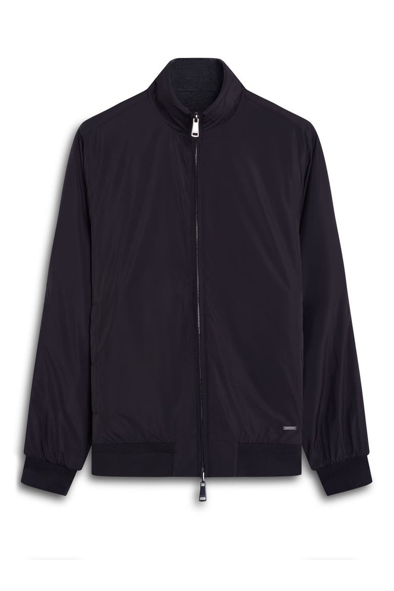 Mock Neck Reversible Jacket, Alternate, color, ANTHRACITE