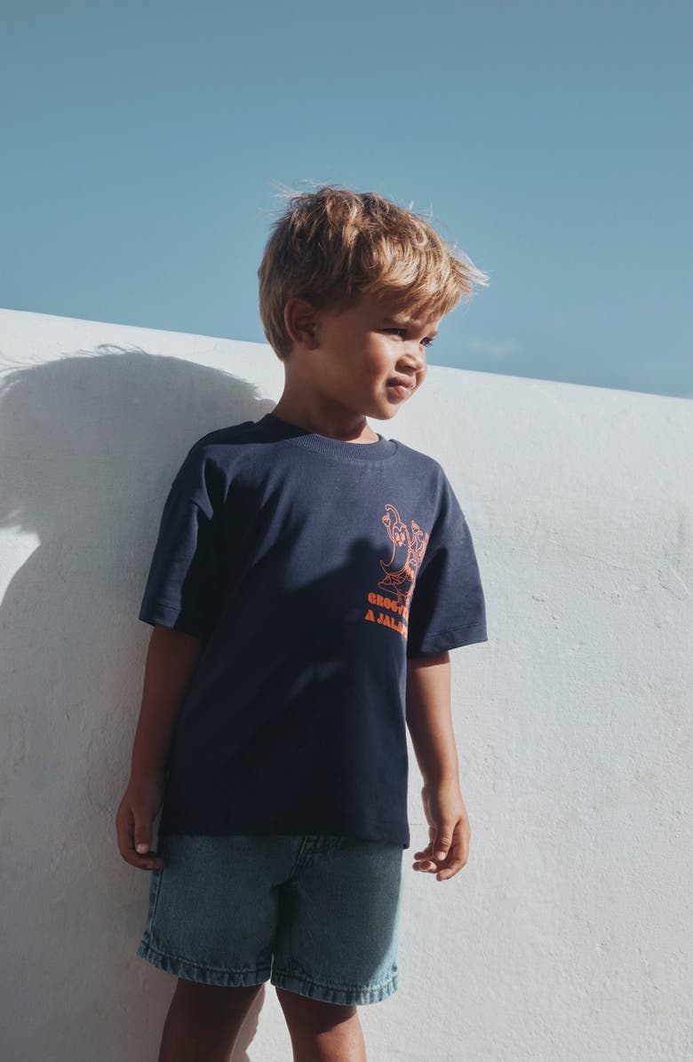 NEXT Kids' Jalapeño Graphic Cotton T-Shirt, Alternate, color, Orange