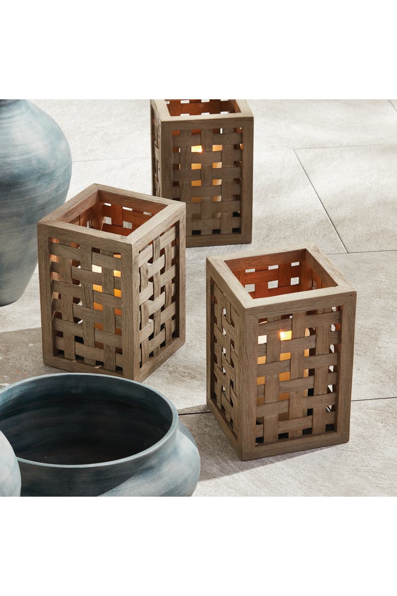 Chatham Outdoor Hurricane Candle Holder, Alternate, color, Gray