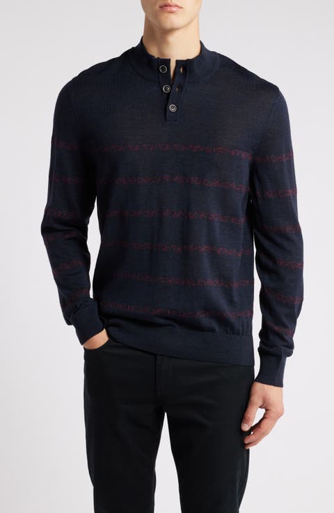 East Arm Wool Henley Sweater