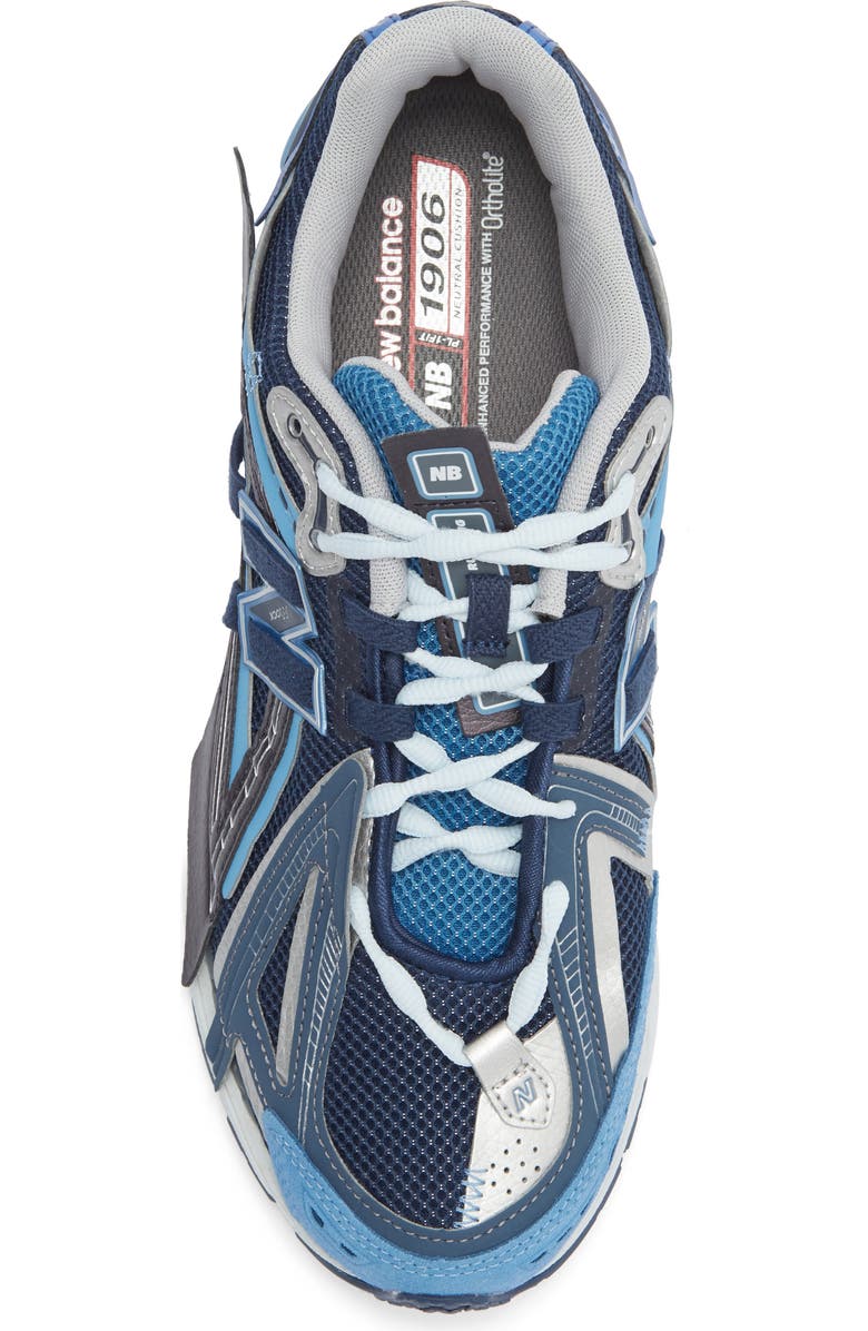 New Balance Gender Inclusive 1906A Running Shoe, Alternate, color, Sea Stone/ Nb Navy