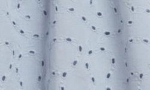 & OTHER STORIES & OTHER STORIES PUFF SLEEVE ORGANIC COTTON EYELET DRESS