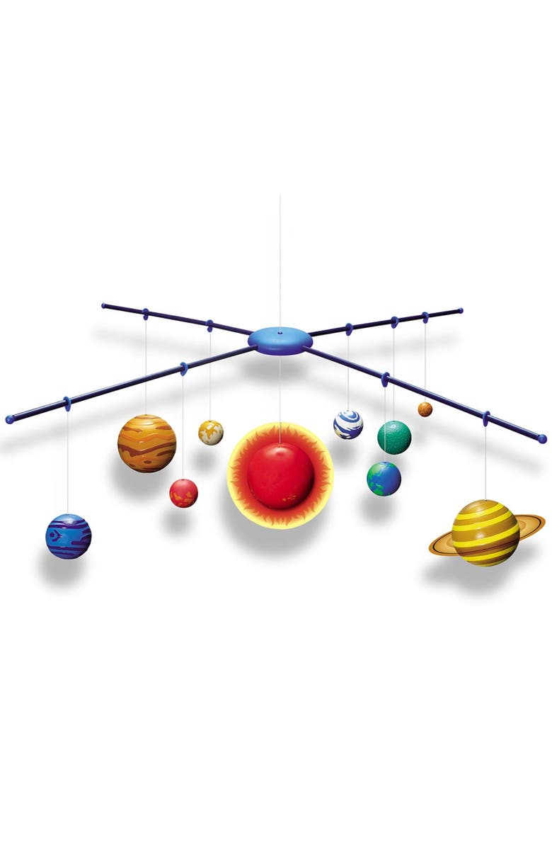 4M Solar System Model Making Kit 3D Planet Mobile, Alternate, color, Multicolored