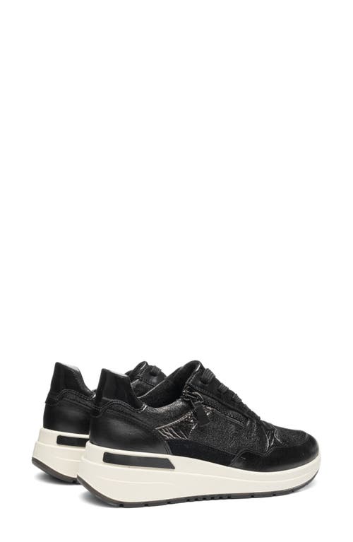 Ara Gardenia Sneaker In Black