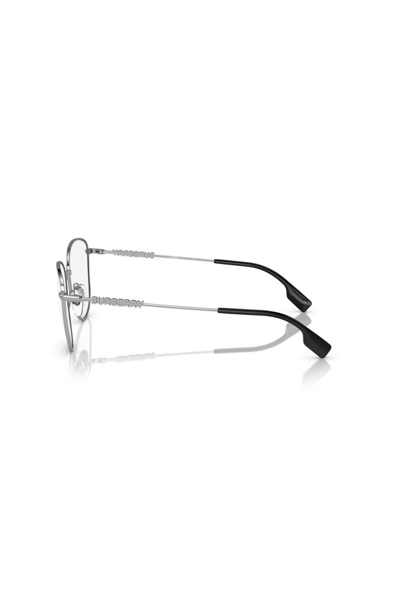 Burberry 53mm Phantos optical glasses, Alternate, color, Silver