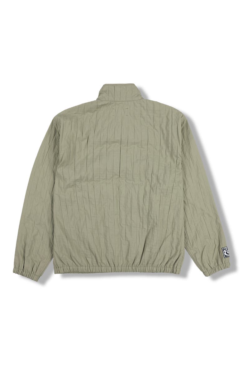 Rescue Pleated Track Jacket, Alternate, color, OLIVE