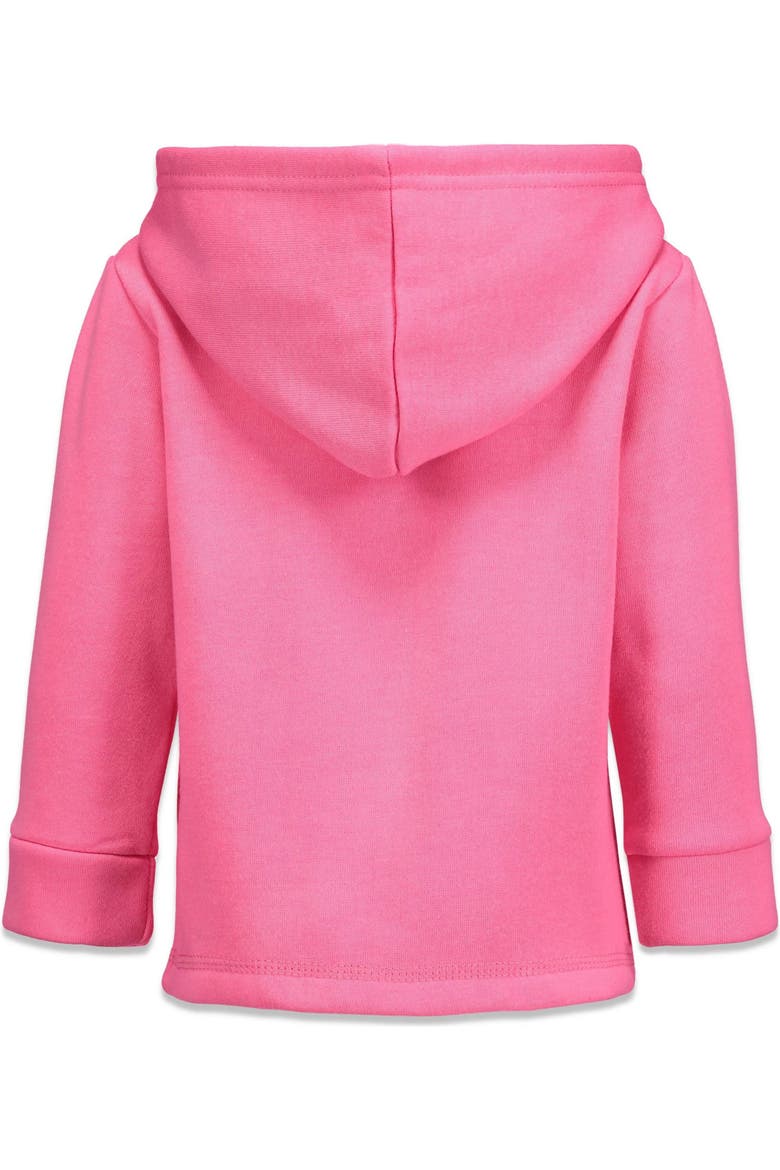 Paw Patrol Skye Girls' Fleece Quarter-Zip Hooded Sweatshirt, Alternate, color, Skye Hot Pink
