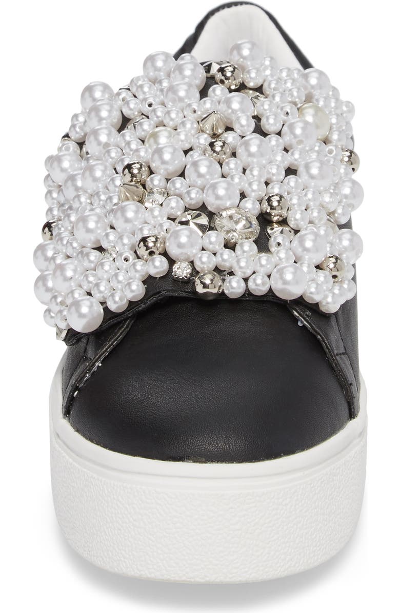 Steve Madden Lion Embellished Slip-On Platform Sneaker, Alternate, color,