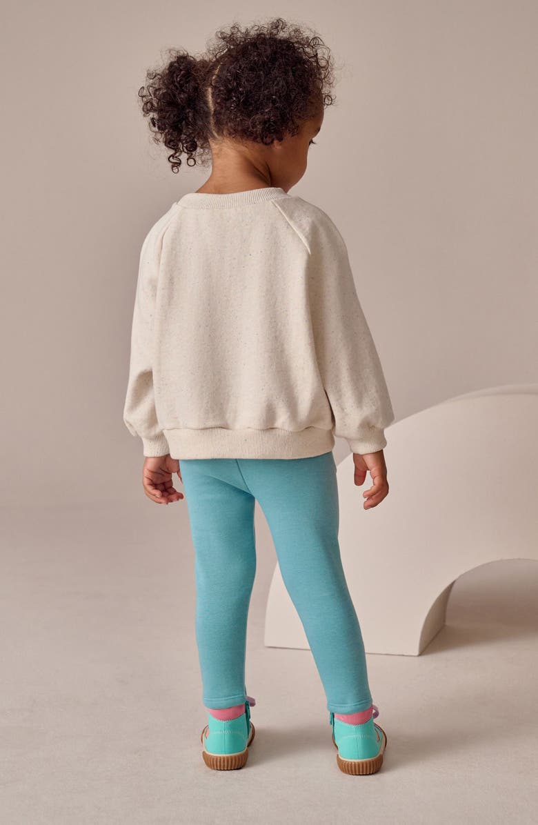 NEXT Kids' Cozy Star Knee Patch Leggings, Alternate, color, Blue