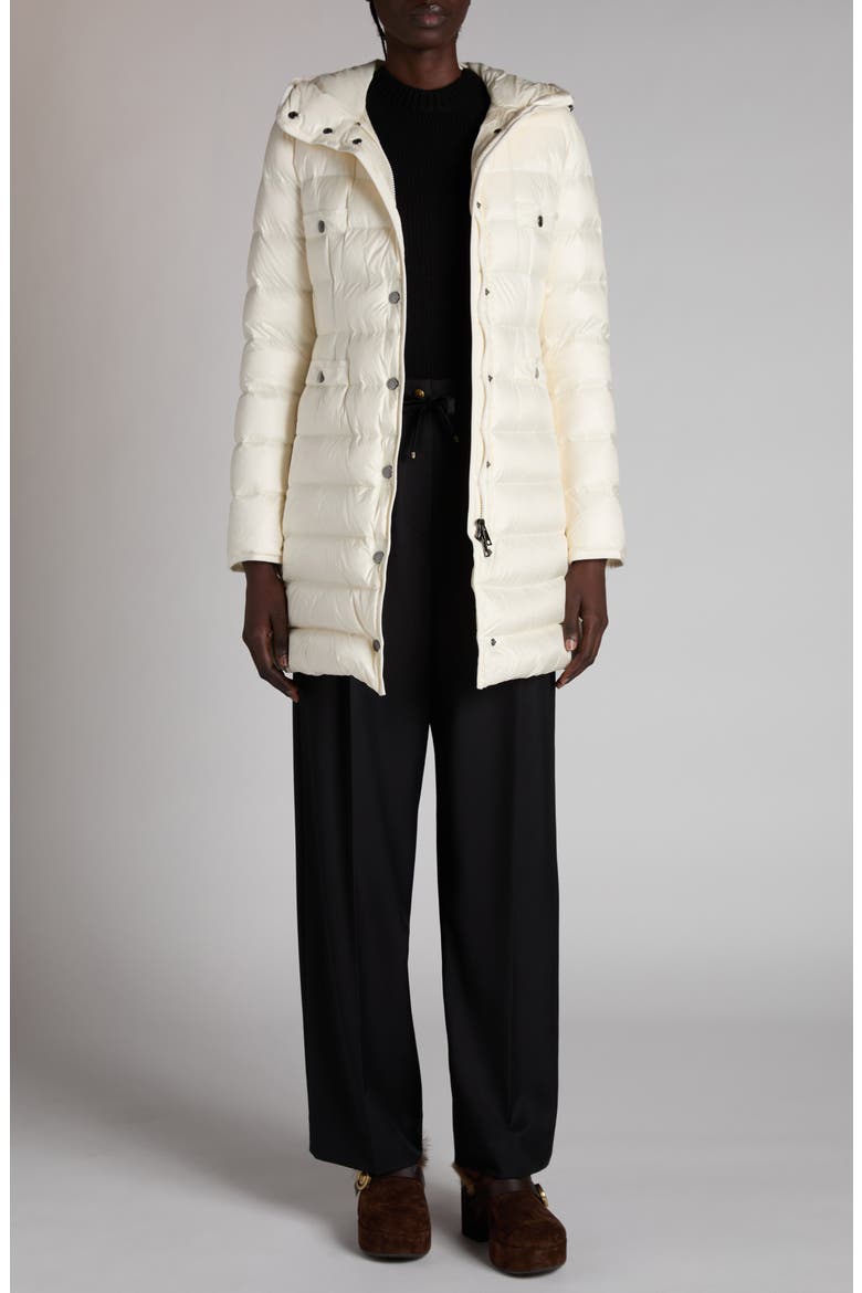Hirma Down Long Parka, Alternate, color, SILK WHITE