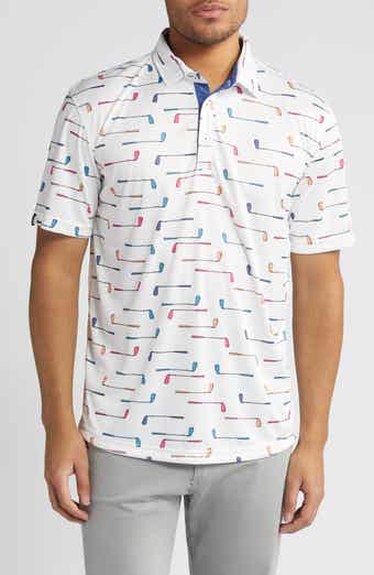Swannies Golf Club Print Golf Polo