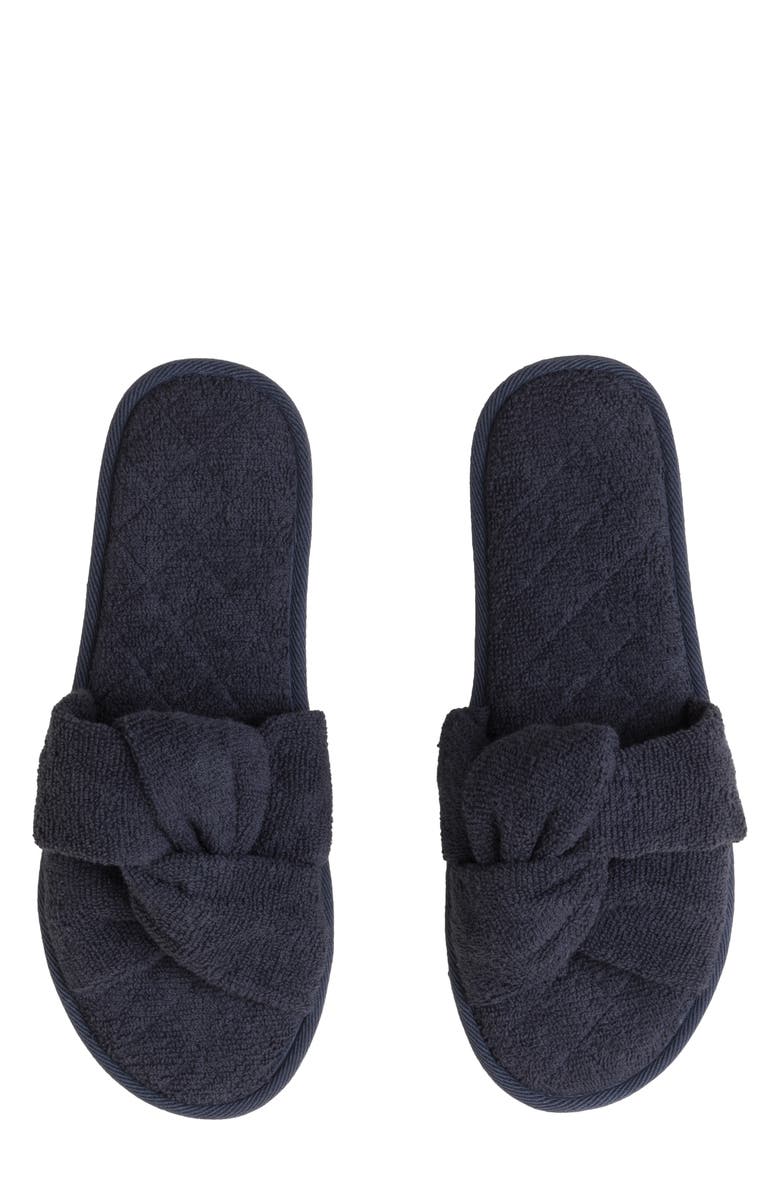 Barefoot Dreams<sup>®</sup> Cozy Terry<sup>®</sup> Slipper, Main, color, Indigo