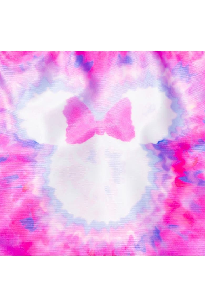 Minnie Mouse Sleeveless One Piece Bathing Suit, Alternate, color, Minnie Tie Dye Purple