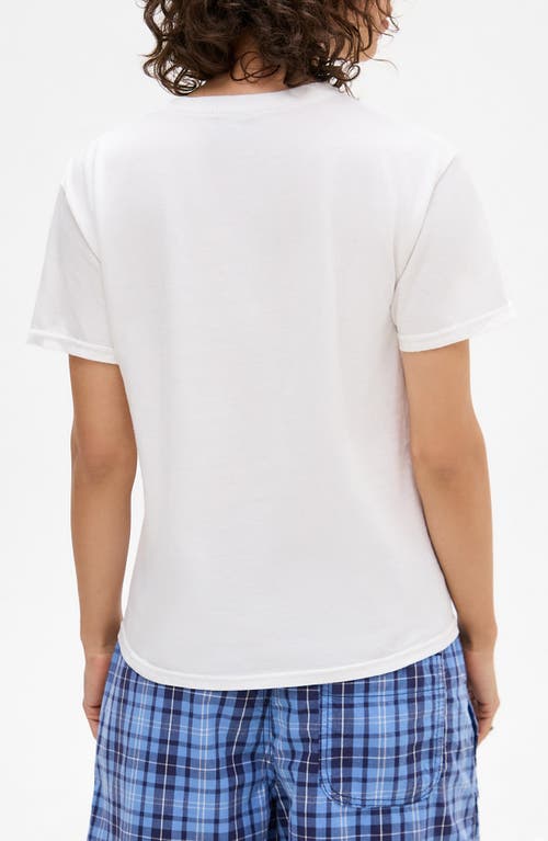 Bdg Urban Outfitters Cat Lady Relaxed Graphic T-shirt In White