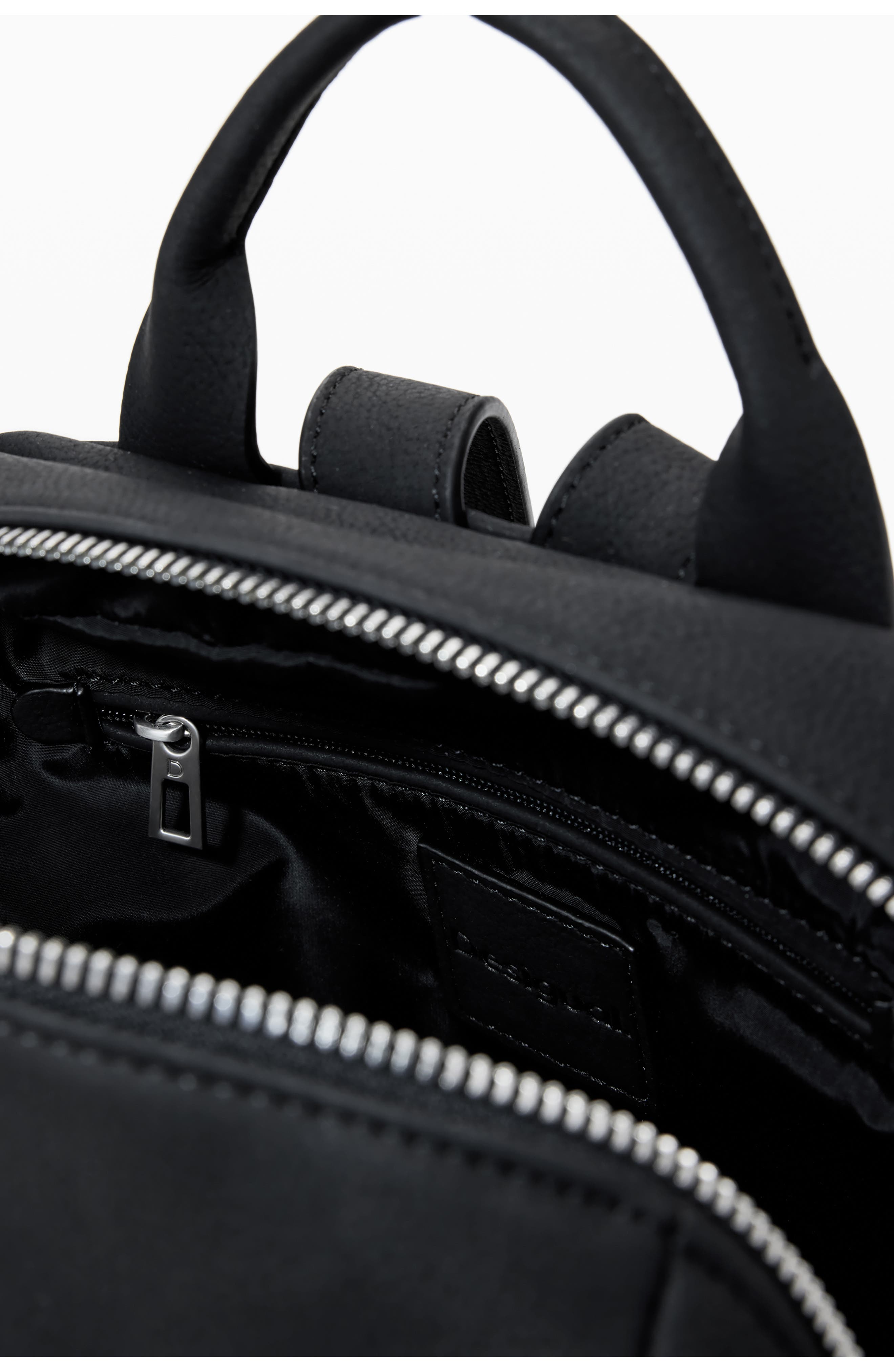 Desigual Studded Mini Backpack, Alternate, color, Black