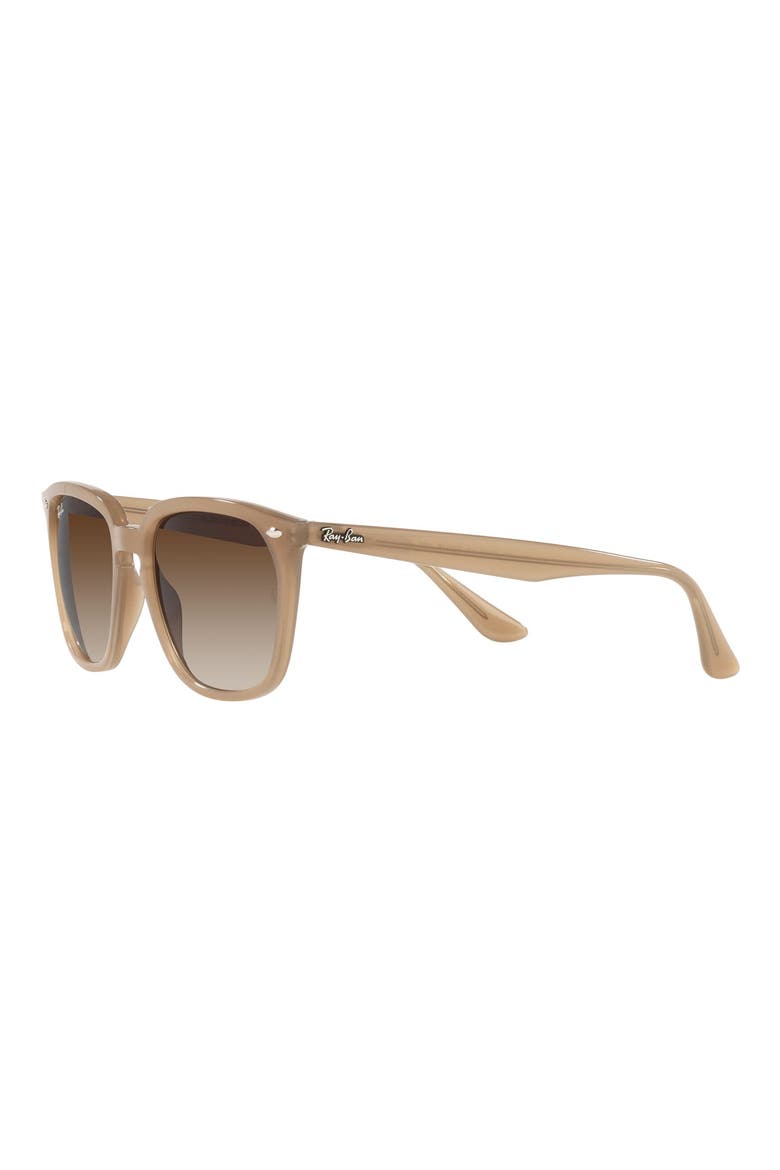 55mm Gradient Square Sunglasses, Alternate, color, TURTLEDOVE/ GRADIENT BROWN