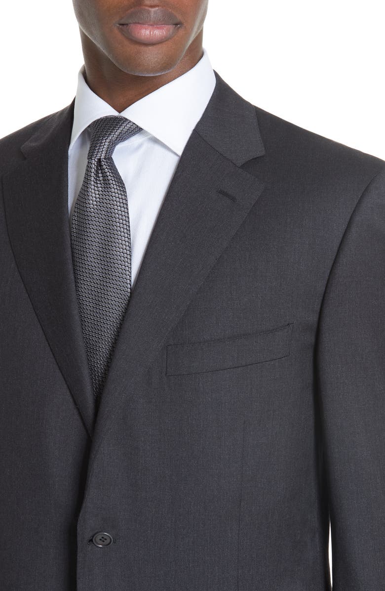 Canali Classic Fit Wool Suit, Alternate, color, 