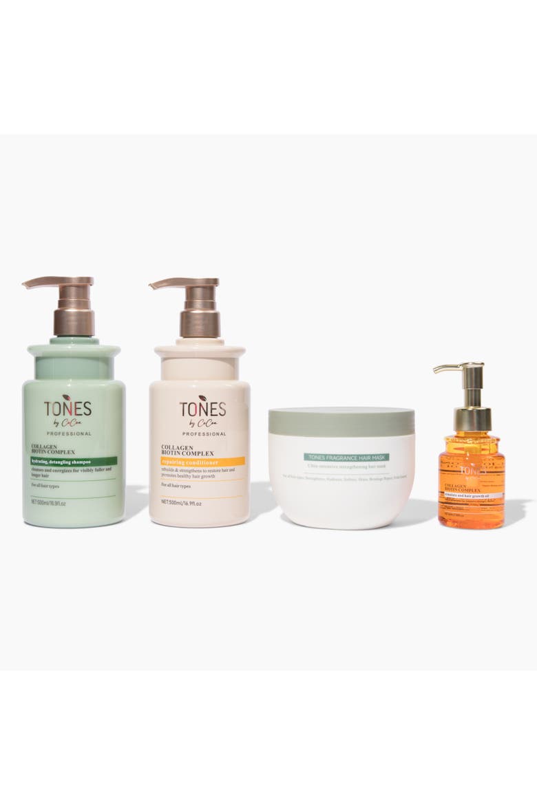 Collagen Biotin Complex Boosting Hair Growth Kit, Main, color, more than one color