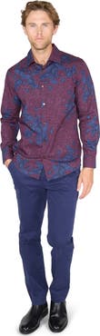 Lords of Harlech Nigel Button-Up Shirt