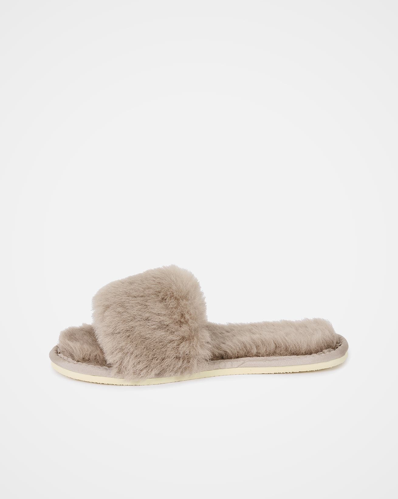 Celtic & Co. British Luxe Slide Slipper, Alternate, color, Oatmeal
