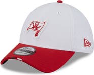 New Era Men's New Era  White/Red Tampa Bay Buccaneers 2025 NFL Training Camp 39THIRTY Flex Hat