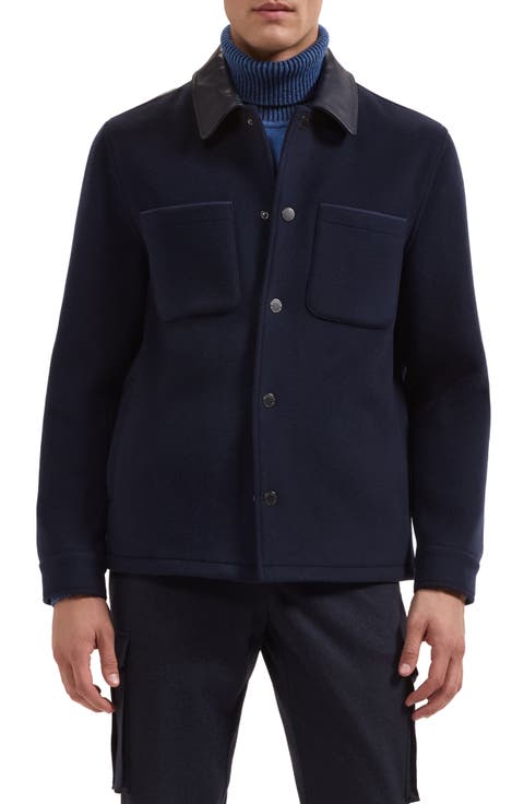 Wool & Cashmere Hybrid Shirt Jacket