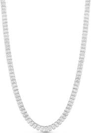 SHYMI Emerald Cut Tennis Necklace