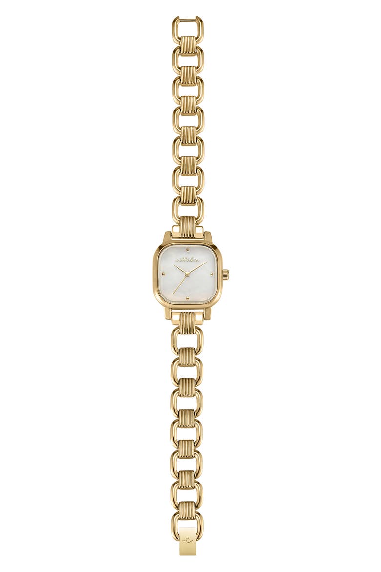 Classic Square Bracelet Watch, Alternate, color, MOTHER OF PEARL