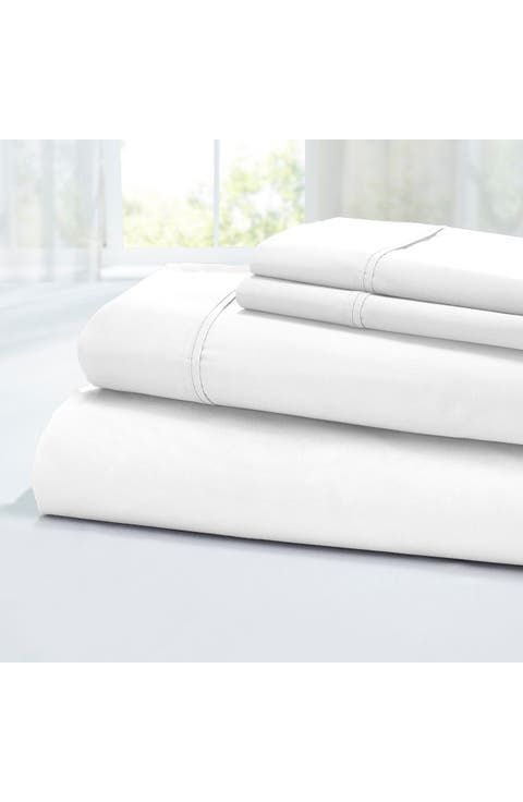 Solid 400 Thread Count Egyptian Cotton Sheet Set