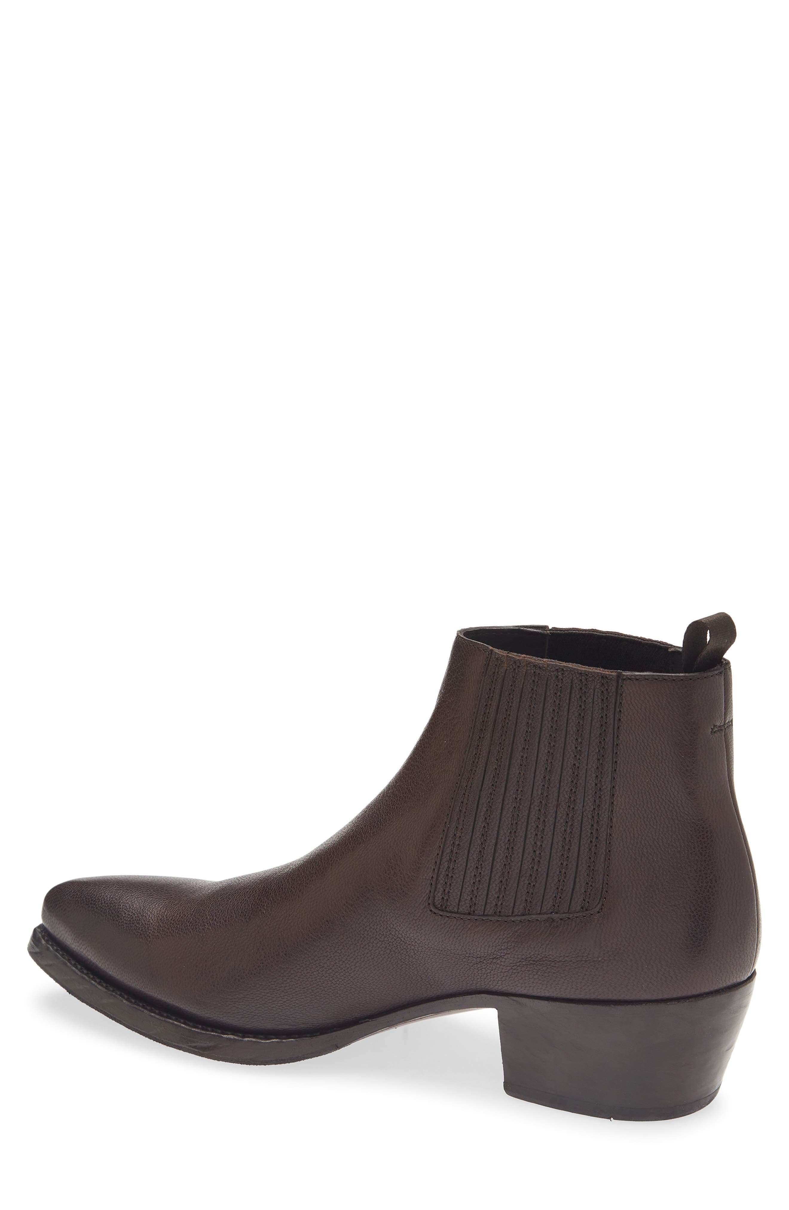 Prada Western Chelsea Boot, Alternate, color, Moro