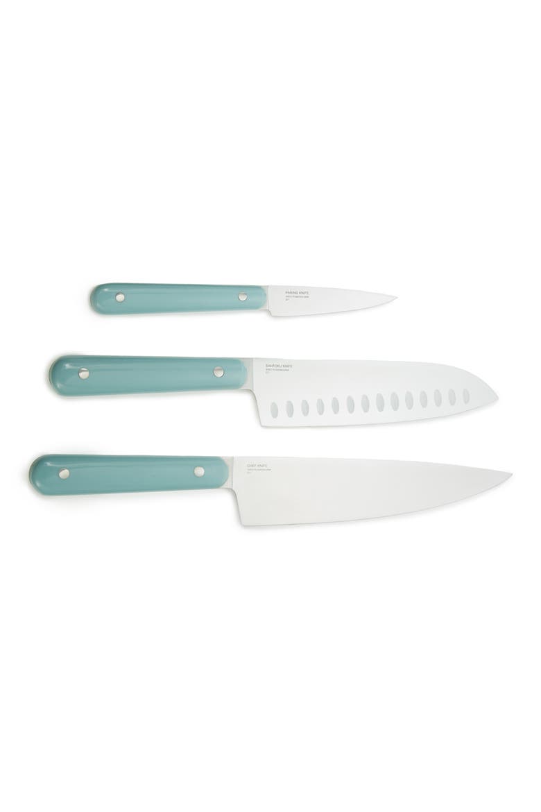 Slate 3-Piece Stainless Steel Knife Set, Alternate, color, SLATE