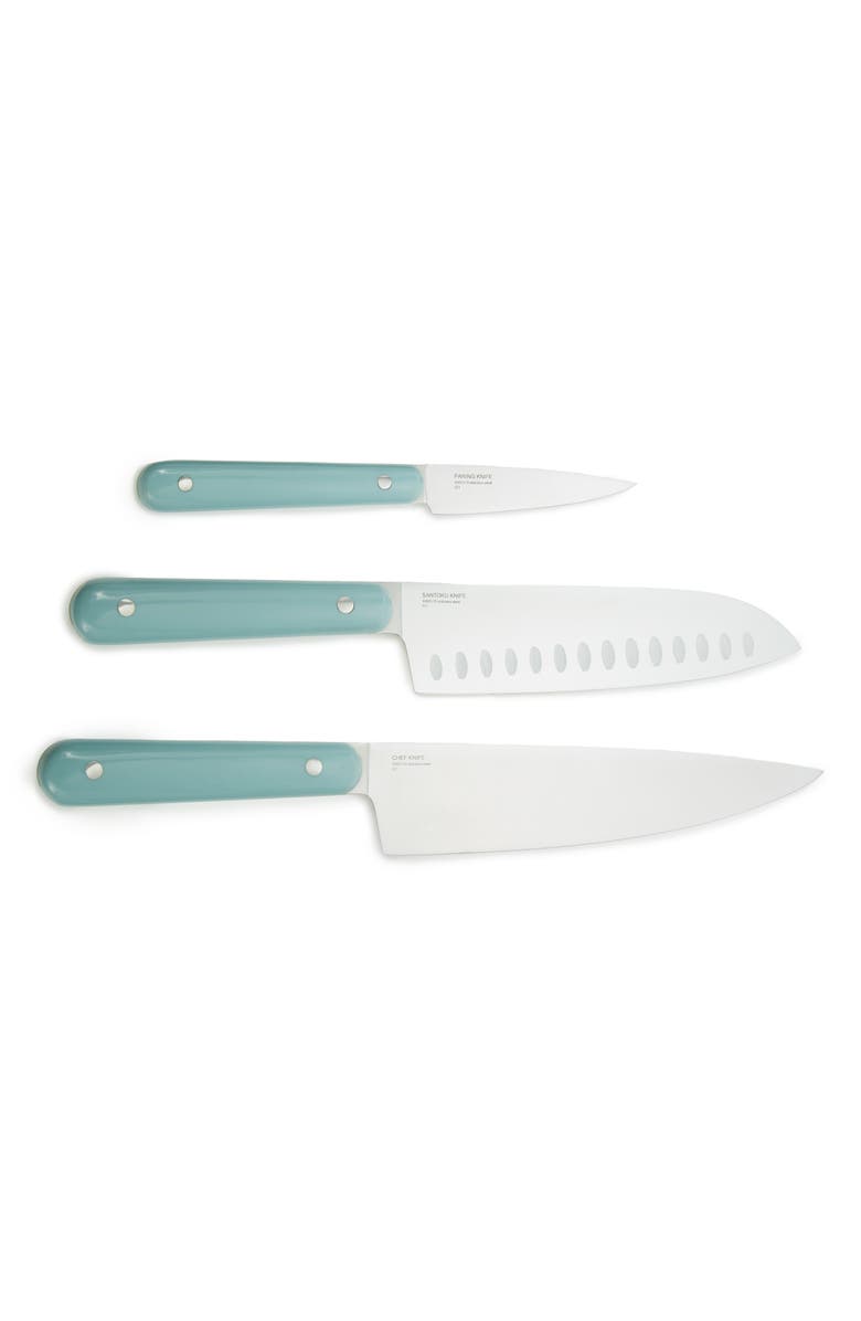 BergHOFF Slate 3-Piece Stainless Steel Knife Set, Alternate, color, Slate