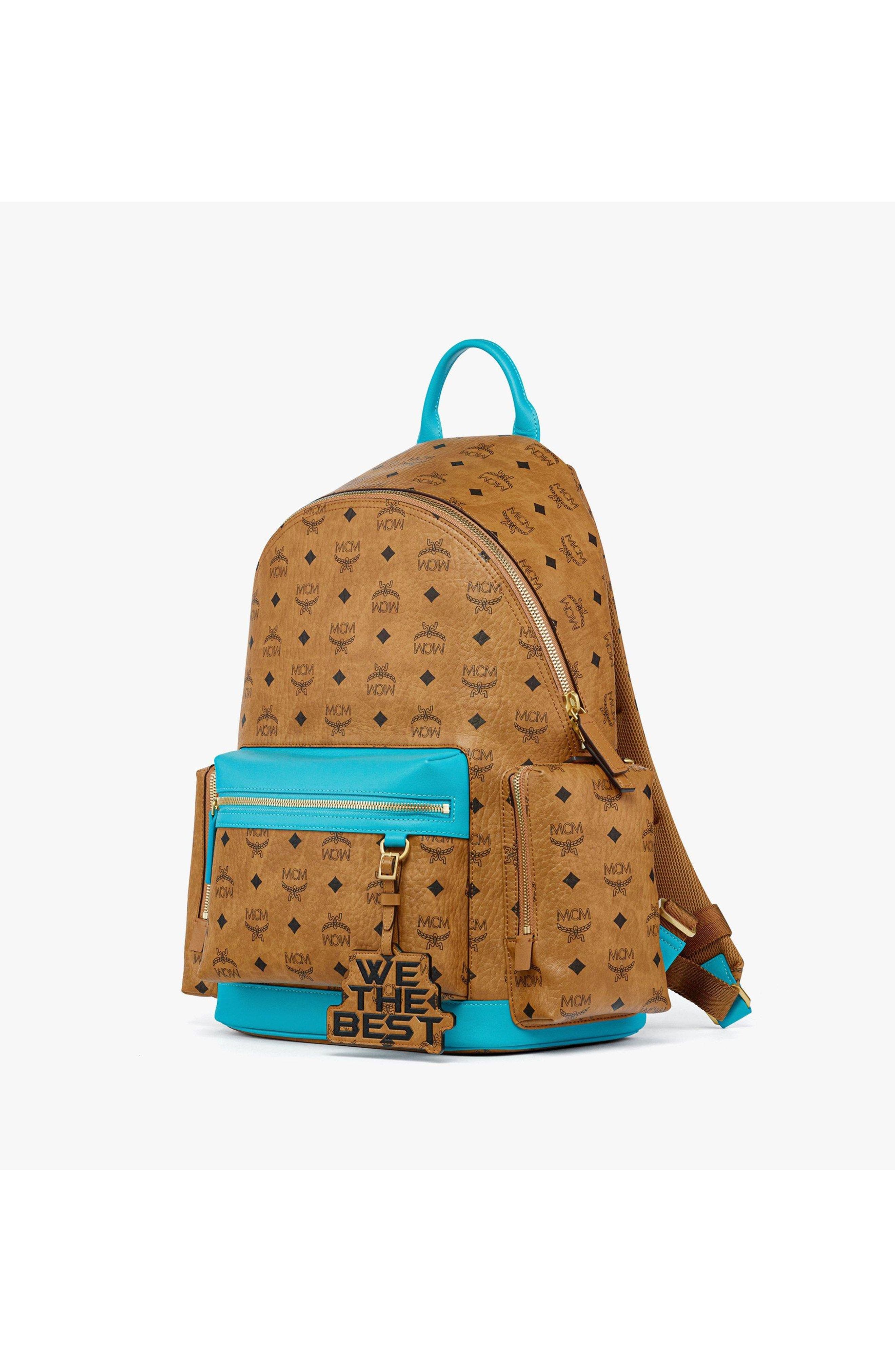 x We The Best Stark Backpack in Visetos, Alternate, color, Cognac