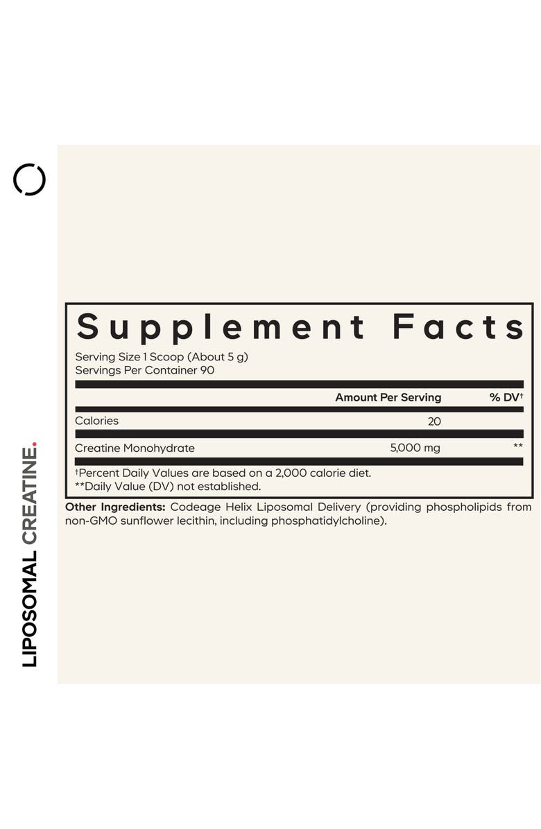 Codeage Creatine Monohydrate Powder Supplement 3-Month Supply, Alternate, color, White