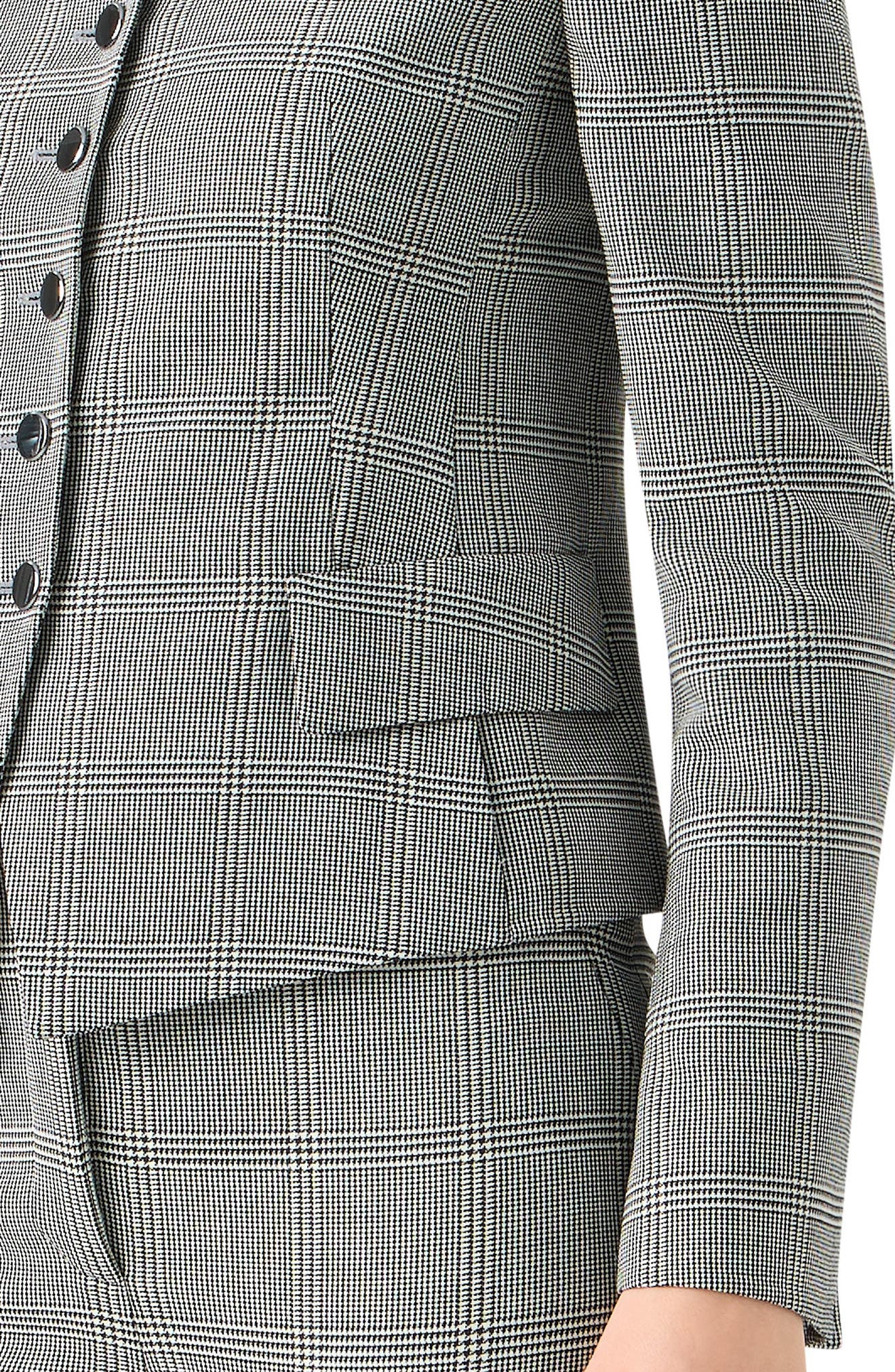 Akris Deva Check Stretch Wool Jacket (Women) | Nordstromrack