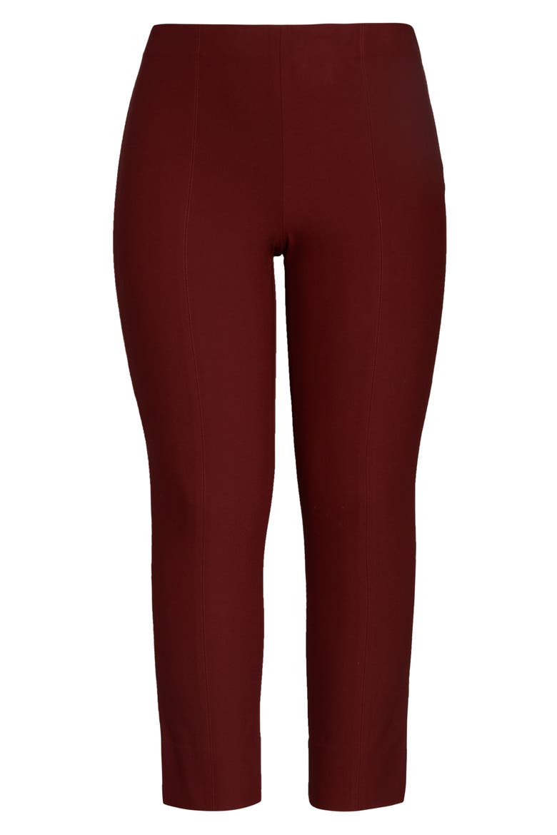 Front Seam Leggings, Alternate, color, DARK CURRANT