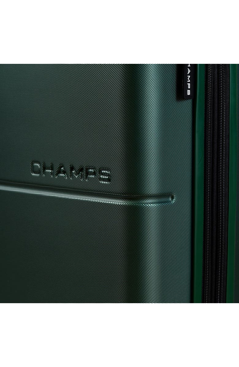 CHAMPS Earth 3-Piece Wheeled Luggage Set, Alternate, color, Green