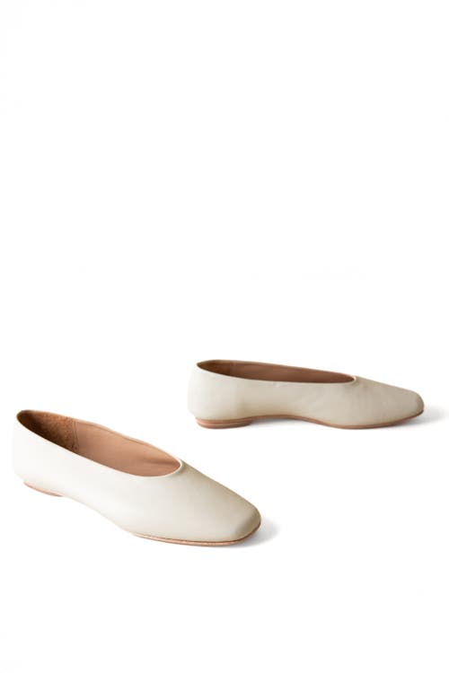 Huma Blanco Margaux Ballet Flat In Bone