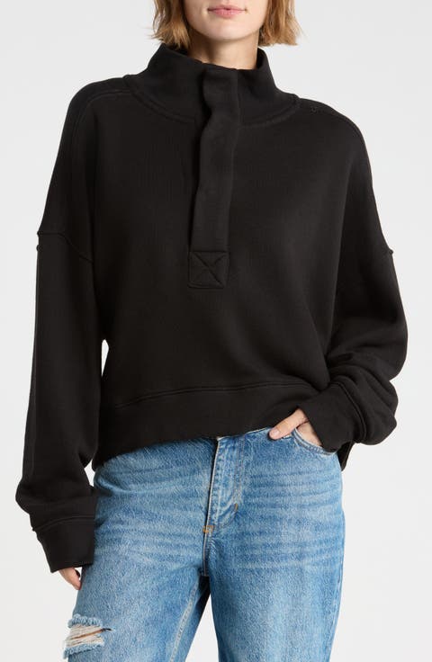 Timeless Snap Placket Pullover