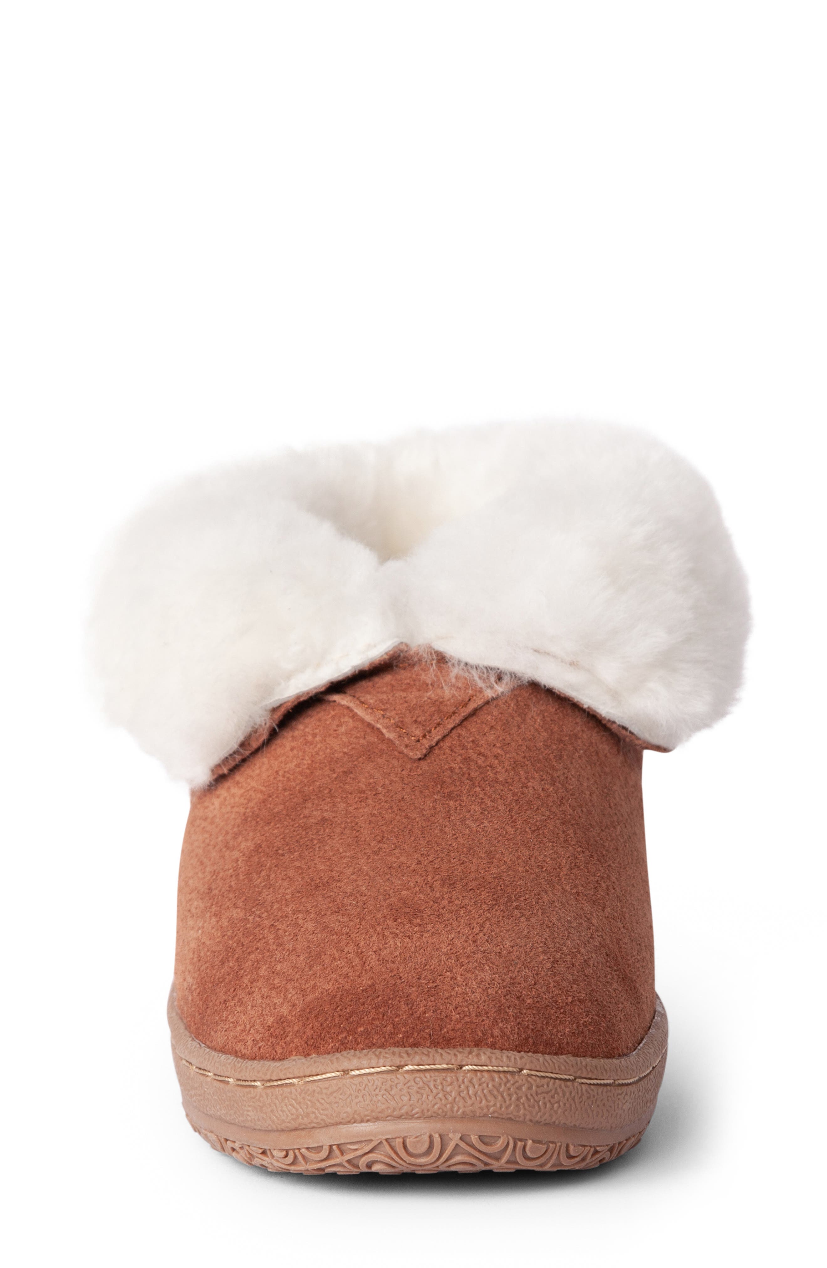 Old Friend Genuine Shearling Bootie Slipper, Alternate, color, 