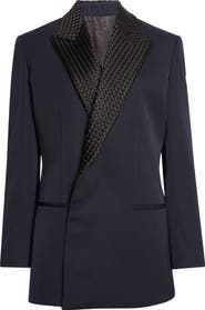 Bottega Veneta Intrecciato Lapel Blazer