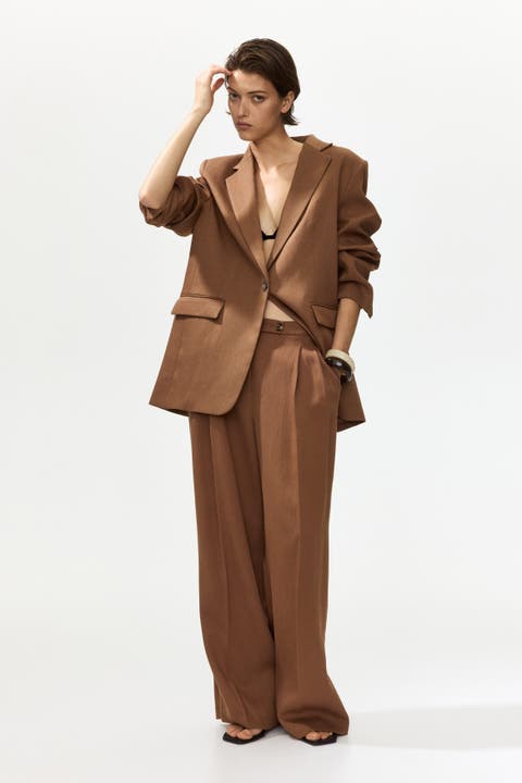 Wide Tailored Trousers