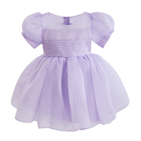 Puff-Sleeve Party Dress