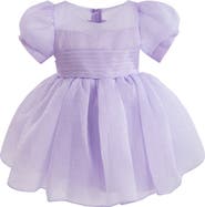 Tulleen Puff-Sleeve Party Dress