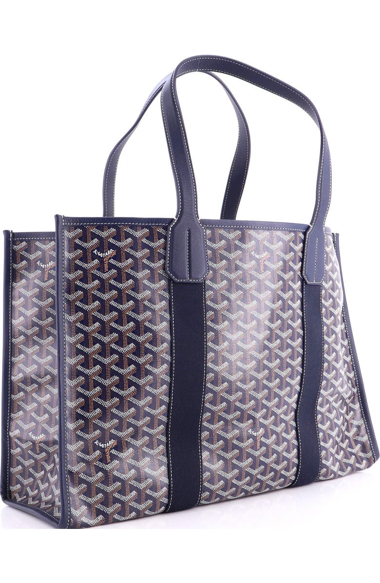 Pre-Owned Goyard Villette Tote Printed Coated Canvas MM, Alternate, color, Blue