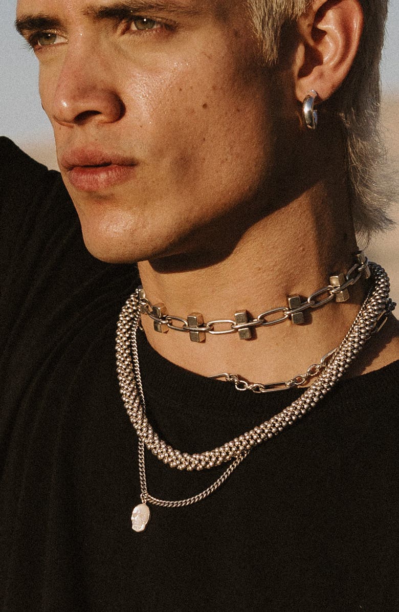 Child of Wild Yara Beaded Necklace, Alternate, color, Silver