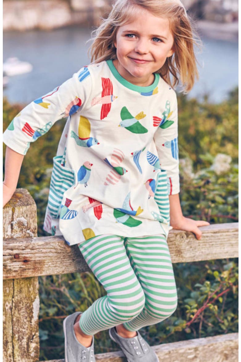Print Tunic, Alternate, color, PAINTED BIRD